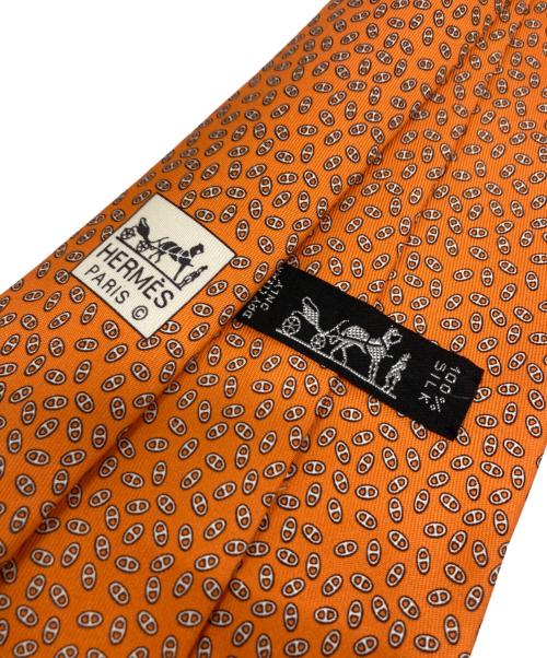 HERMES（エルメス）HERMES (エルメス) ネクタイ オレンジ サイズ:-の古着・服飾アイテム