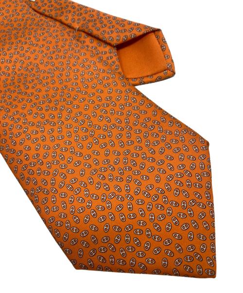 HERMES（エルメス）HERMES (エルメス) ネクタイ オレンジ サイズ:-の古着・服飾アイテム