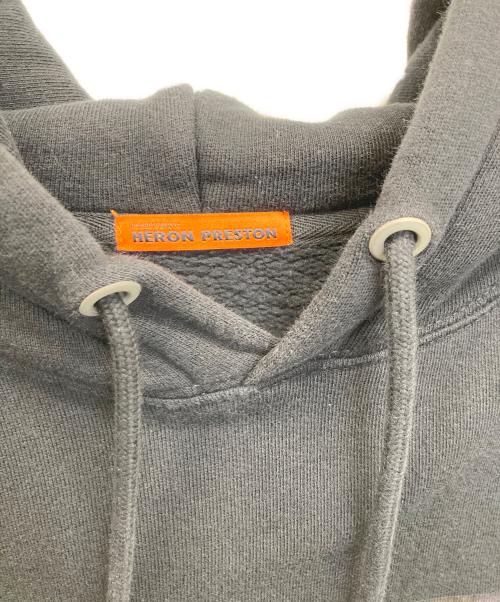 HERON PRESTON（ヘロンプレストン）HERON PRESTON (ヘロンプレストン) Nasa Raglan Photo Hoodie ブラック サイズ:Sの古着・服飾アイテム