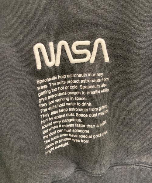 HERON PRESTON（ヘロンプレストン）HERON PRESTON (ヘロンプレストン) Nasa Raglan Photo Hoodie ブラック サイズ:Sの古着・服飾アイテム
