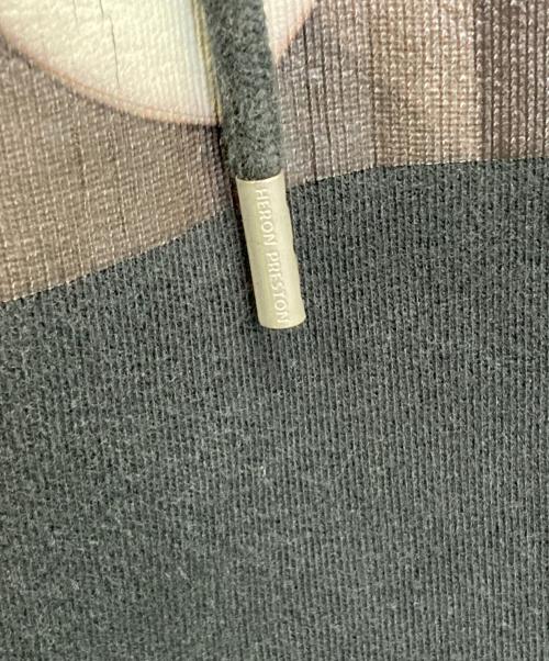 HERON PRESTON（ヘロンプレストン）HERON PRESTON (ヘロンプレストン) Nasa Raglan Photo Hoodie ブラック サイズ:Sの古着・服飾アイテム