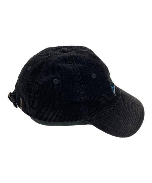stussy（ステューシー）stussy (ステューシー) コーデュロイキャップ ブラックの古着・服飾アイテム