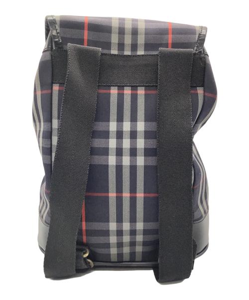 Burberry's（バーバリー）Burberry's (バーバリー) リュック ネイビー×グレーの古着・服飾アイテム