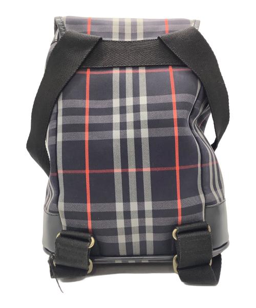 Burberry's（バーバリー）Burberry's (バーバリー) リュック ネイビー×グレーの古着・服飾アイテム