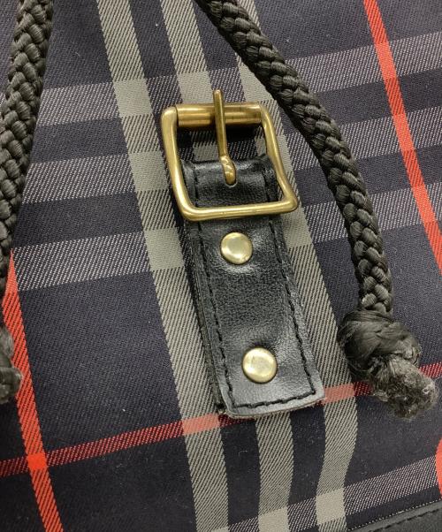 Burberry's（バーバリー）Burberry's (バーバリー) リュック ネイビー×グレーの古着・服飾アイテム
