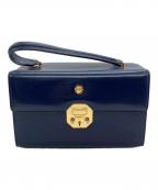 GIANNI VERSACEジャンニ・ヴェルサーチ）の古着「ハンドバッグ」｜ネイビー