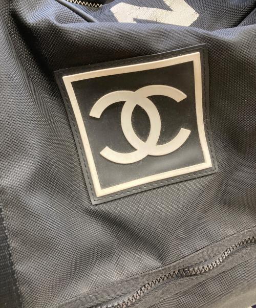 CHANEL（シャネル）CHANEL (シャネル) ボストンバッグ ブラック×ベージュの古着・服飾アイテム