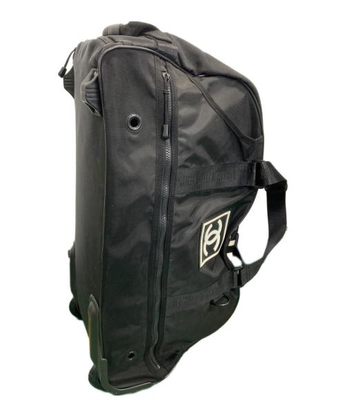 CHANEL（シャネル）CHANEL (シャネル) ボストンバッグ ブラック×ベージュの古着・服飾アイテム