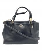 COACHコーチ）の古着「ハンドバッグ」｜ブラック