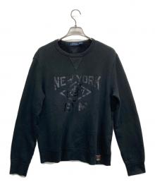 POLO RALPH LAUREN（ポロ・ラルフローレン）の古着「スウェット」｜ブラック