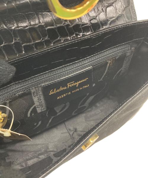 Salvatore Ferragamo（サルヴァトーレ フェラガモ）Salvatore Ferragamo (サルヴァトーレ フェラガモ) ショルダーバッグ ブラックの古着・服飾アイテム
