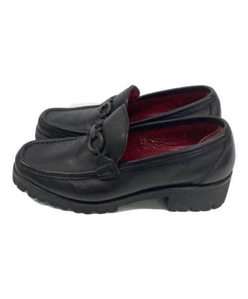 Salvatore Ferragamo（サルヴァトーレ フェラガモ）Salvatore Ferragamo (サルヴァトーレ フェラガモ) ローファー ブラック サイズ:6の古着・服飾アイテム