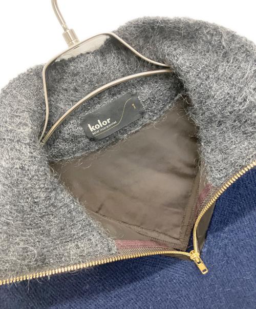 KOLOR（カラー）KOLOR (カラー) 薄手ニット ネイビー サイズ:Ｍの古着・服飾アイテム