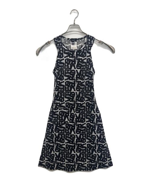 VERSUS VERSACE（ヴェルサス ヴェルサーチェ）VERSUS VERSACE (ヴェルサス ヴェルサーチェ) ノースリーブワンピース ブラック サイズ:Freeの古着・服飾アイテム