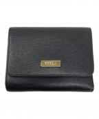 FURLAフルラ）の古着「3つ折り財布」｜ブラック