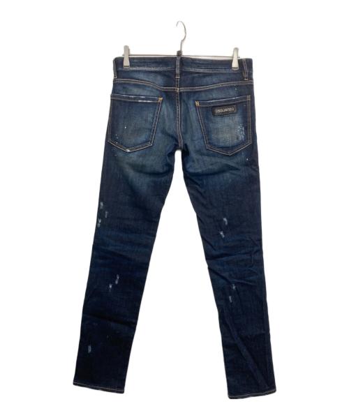 DSQUARED2（ディースクエアード）DSQUARED2 (ディースクエアード) デニムパンツ インディゴ サイズ:28cmの古着・服飾アイテム