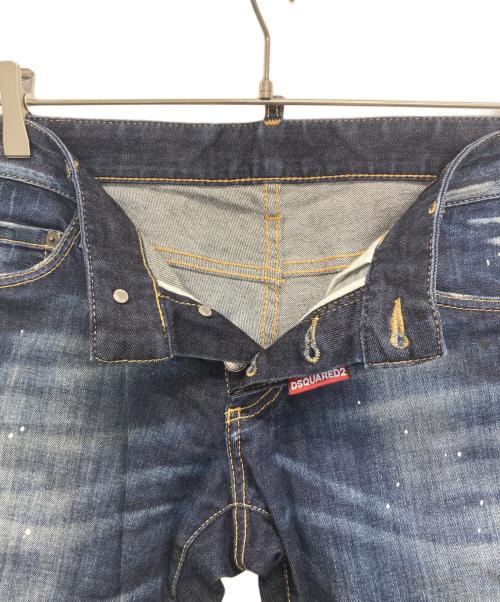 DSQUARED2（ディースクエアード）DSQUARED2 (ディースクエアード) デニムパンツ インディゴ サイズ:28cmの古着・服飾アイテム