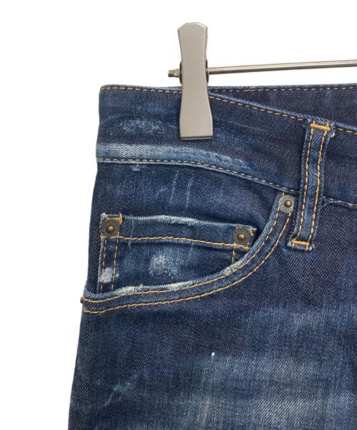 DSQUARED2（ディースクエアード）DSQUARED2 (ディースクエアード) デニムパンツ インディゴ サイズ:28cmの古着・服飾アイテム