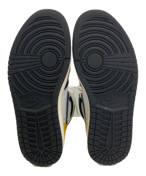 NIKE（ナイキ）NIKE (ナイキ) ハイカットスニーカー ホワイト×イエロー×グリーン サイズ:27の古着・服飾アイテム