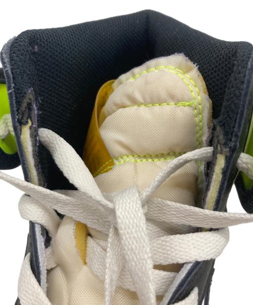 NIKE（ナイキ）NIKE (ナイキ) ハイカットスニーカー ホワイト×イエロー×グリーン サイズ:27の古着・服飾アイテム