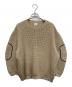 6(ROKU) BEAUTY&YOUTH（ロク ビューティーアンドユース）の古着「厚手ニット」｜ベージュ×ブラック