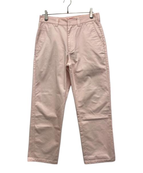 SUPREME（シュプリーム）SUPREME (シュプリーム) ワークパンツ ピンク サイズ:SIZE 76cm (W30)の古着・服飾アイテム