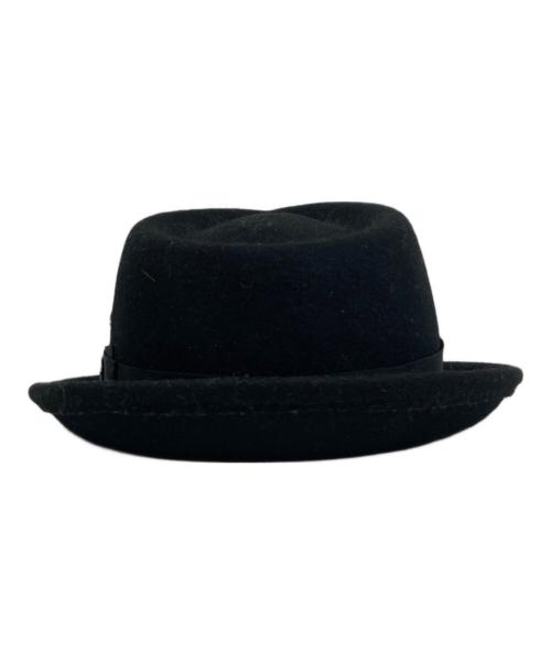 CHRISTYS'（クリスティーズ）CHRISTYS' (クリスティーズ) フェルトハット ブラックの古着・服飾アイテム