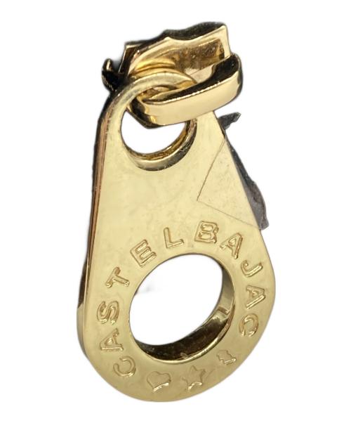 CASTELBAJAC（カステルバジャック）CASTELBAJAC (カステルバジャック) ショルダーバッグ ブラック×ブラウンの古着・服飾アイテム