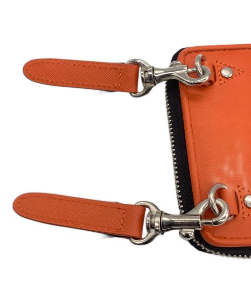 CASTELBAJAC（カステルバジャック）CASTELBAJAC (カステルバジャック) ショルダーバッグ オレンジの古着・服飾アイテム