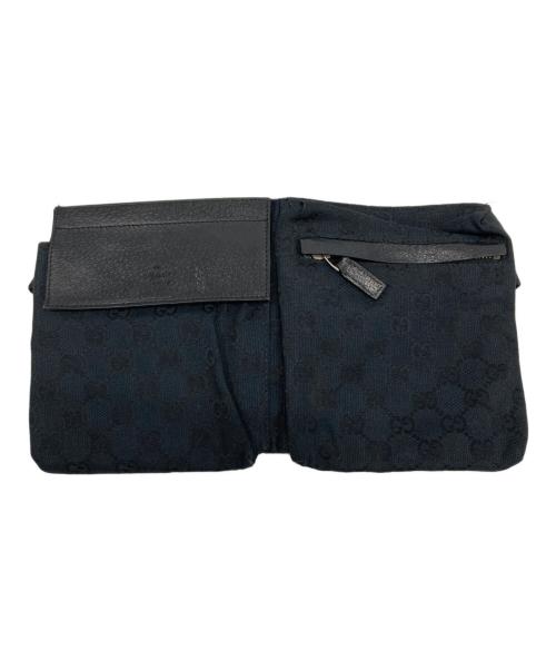 GUCCI（グッチ）GUCCI (グッチ) ウエストポーチ ブラックの古着・服飾アイテム