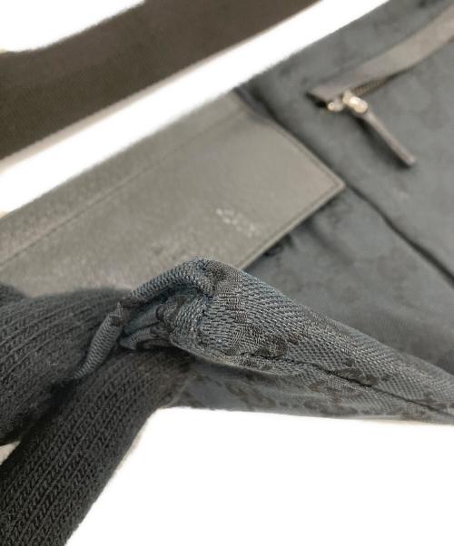 GUCCI（グッチ）GUCCI (グッチ) ウエストポーチ ブラックの古着・服飾アイテム