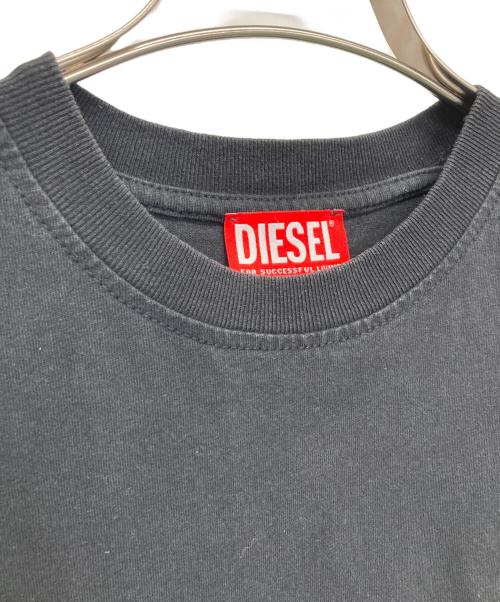 DEISEL（ディーゼル）DEISEL (ディーゼル) 半袖カットソー ブラック サイズ:SIZE XSの古着・服飾アイテム