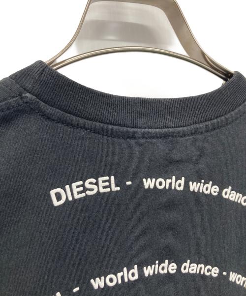 DEISEL（ディーゼル）DEISEL (ディーゼル) 半袖カットソー ブラック サイズ:SIZE XSの古着・服飾アイテム