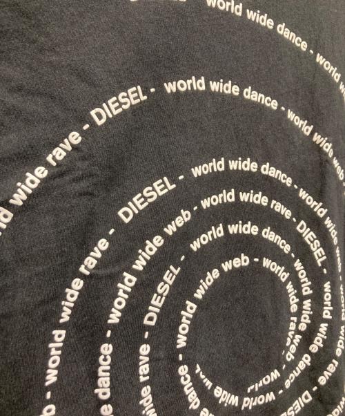 DEISEL（ディーゼル）DEISEL (ディーゼル) 半袖カットソー ブラック サイズ:SIZE XSの古着・服飾アイテム