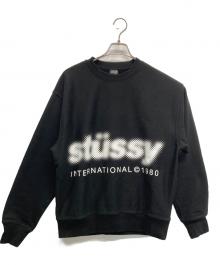 stussy（ステューシー）の古着「クルーネックスウェット」｜ブラック