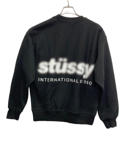 stussy（ステューシー）stussy (ステューシー) クルーネックスウェット ブラック サイズ:SIZE Sの古着・服飾アイテム