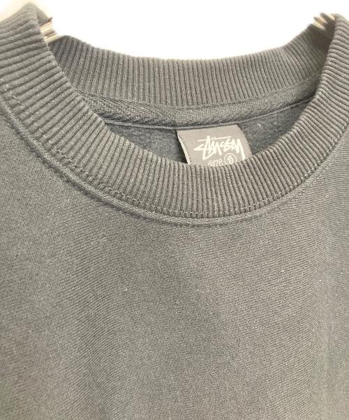 stussy（ステューシー）stussy (ステューシー) クルーネックスウェット ブラック サイズ:SIZE Sの古着・服飾アイテム