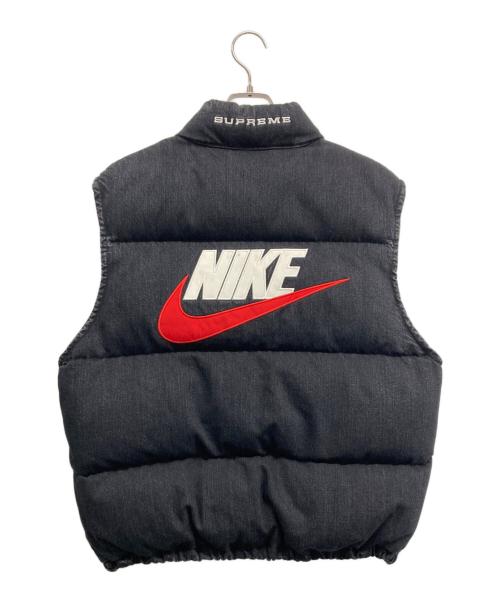 NIKE（ナイキ）NIKE  (ナイキ) SUPREME (シュプリーム) 中綿ベスト ブラック サイズ:SIZE Sの古着・服飾アイテム