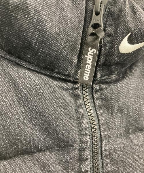 NIKE（ナイキ）NIKE  (ナイキ) SUPREME (シュプリーム) 中綿ベスト ブラック サイズ:SIZE Sの古着・服飾アイテム