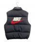 NIKE  (ナイキ) SUPREME (シュプリーム) 中綿ベスト ブラック サイズ:SIZE S：30000円