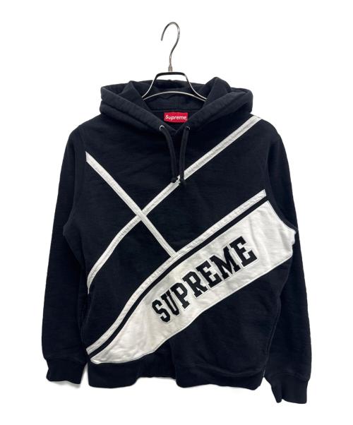 SUPREME（シュプリーム）SUPREME (シュプリーム) プルオーバーパーカー ホワイト×ブラック サイズ:Sの古着・服飾アイテム