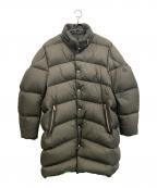 MONCLERモンクレール）の古着「ロングダウンジャケット」｜カーキ