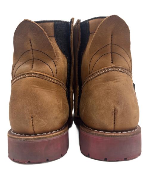 AVIREX（アヴィレックス）AVIREX (アヴィレックス) レザーバイカーブーツ キャメル サイズ:25.5cmの古着・服飾アイテム