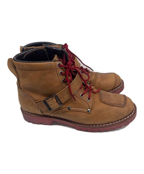 AVIREX（アヴィレックス）AVIREX (アヴィレックス) レザーバイカーブーツ キャメル サイズ:25.5cmの古着・服飾アイテム