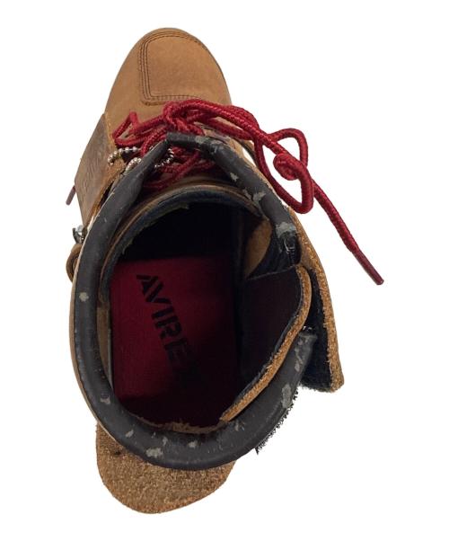 AVIREX（アヴィレックス）AVIREX (アヴィレックス) レザーバイカーブーツ キャメル サイズ:25.5cmの古着・服飾アイテム