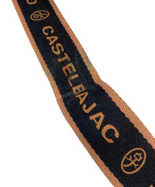CASTELBAJAC（カステルバジャック）CASTELBAJAC (カステルバジャック) ワンショルダーバッグ ブラウン×ブラックの古着・服飾アイテム