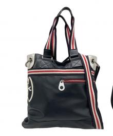 CASTELBAJAC（カステルバジャック）の古着「2WAYバッグ」｜ブラック×レッド×パープル×ホワイト