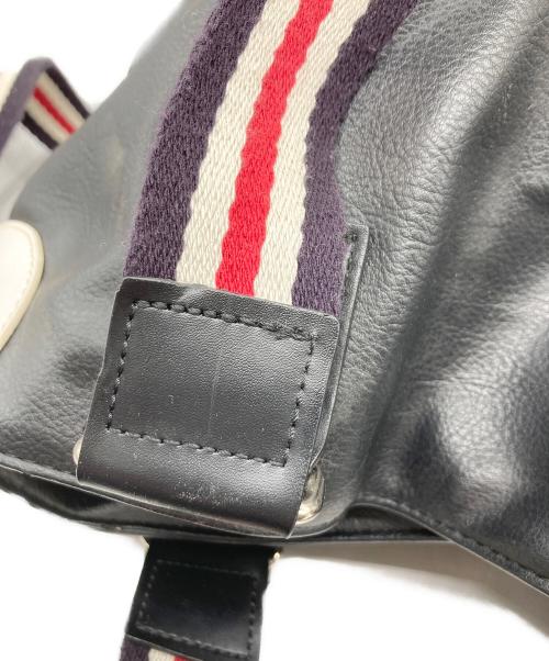 CASTELBAJAC（カステルバジャック）CASTELBAJAC (カステルバジャック) 2WAYバッグ ブラック×レッド×パープル×ホワイトの古着・服飾アイテム