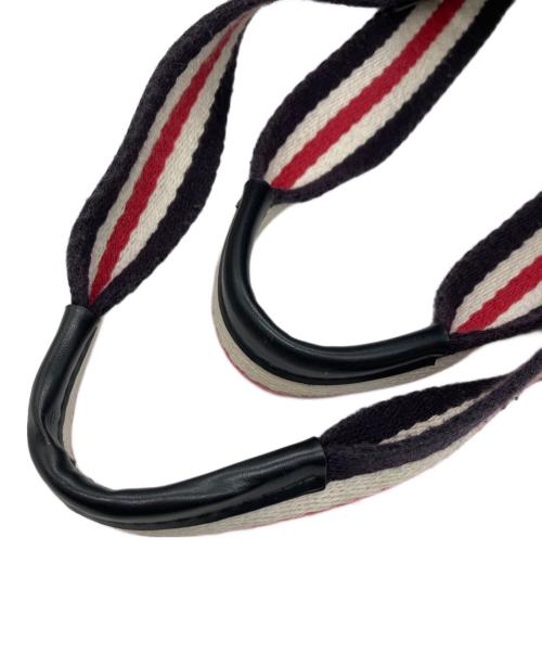 CASTELBAJAC（カステルバジャック）CASTELBAJAC (カステルバジャック) 2WAYバッグ ブラック×レッド×パープル×ホワイトの古着・服飾アイテム