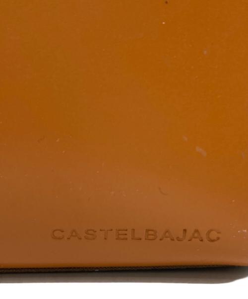 CASTELBAJAC（カステルバジャック）CASTELBAJAC (カステルバジャック) セカンドバッグ オレンジの古着・服飾アイテム